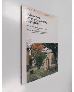 käytetty kirja Rakennetun kulttuuriympäristön suunnittelu, Osa 1 ; Osa 2 - Säilyttävien kaavojen arviointi, 12 esimerkkiä