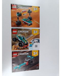 käytetty teos Lego creator 31101 (3 vihkoa)