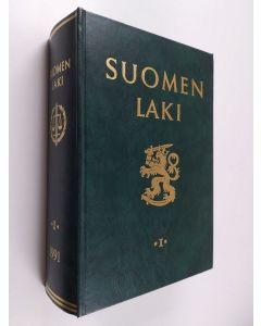käytetty kirja Suomen laki 1 1991