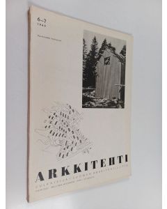 käytetty kirja Arkkitehti 6-7/1949