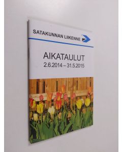 käytetty teos Satakunnan Liikenne aikataulut 2.6.2014-31.5.2015