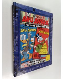 Kirjailijan Walt Disney käytetty kirja Aku Ankka parhaat palat 1959