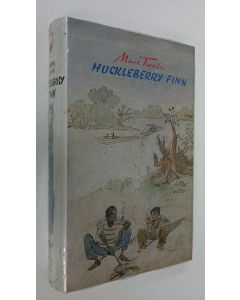 Kirjailijan Mark Twain käytetty kirja Huckleberry Finn (UUSI)