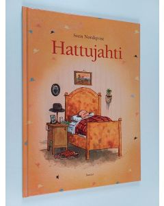 Kirjailijan Sven Nordqvist käytetty kirja Hattujahti