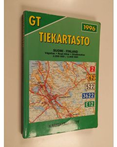 käytetty kirja GT Tiekartasto : Suomi-Finland 1:200000/1:400000