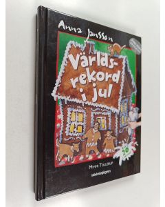 Kirjailijan Anna Jansson käytetty kirja Världsrekord i jul
