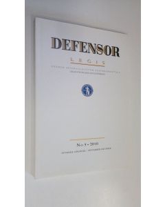 käytetty kirja Defensor legis n:o 5/2010