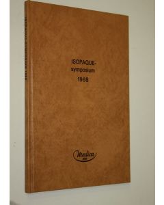 käytetty kirja Isopaque-symposium 1968