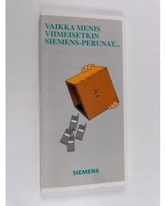 käytetty kirja Vaikka menis viimeisetkin Siemens-perunat...