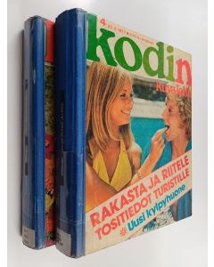 käytetty kirja Kodin kuvalehti vuosikerta 1977 (1-16 sidottuna kahdeksi kirjaksi))