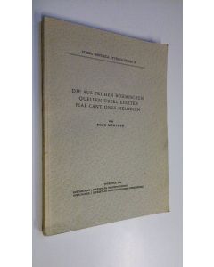 Kirjailijan Timo Mäkinen käytetty kirja Die aus fruhen böhmischen Quellen uberlieferten Piae cantiones -Melodien