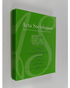 käytetty kirja Acta Sosiologica - vol. 43 No. 1-4/2000 : journal of the Scandinavian Sociological Association