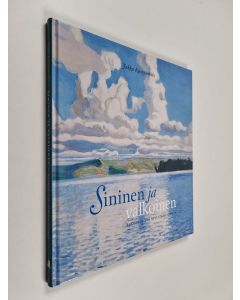 Kirjailijan Jukka Kuoppamäki käytetty kirja Sininen ja valkoinen : suomalaisia sielunmaisemia