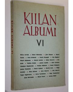 käytetty kirja Kirjailija- ja taiteilijaryhmä Kiilan albumi VI 1954