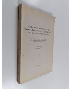 Kirjailijan Tauno Karila käytetty kirja Vesimaisemat Jean Sibeliuksen, Oskar Merikannon ja Yrjö Kilpisen yksinlaulujen melodiikassa - vertaileva tutkimus luonnonkuvien ja niitä vastaavien melodiahahmojen rakenneyhtäläisyyksistä