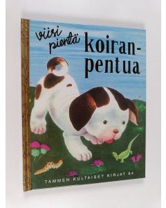 Kirjailijan Gustaf Tenggren käytetty kirja Viisi pientä koiranpentua