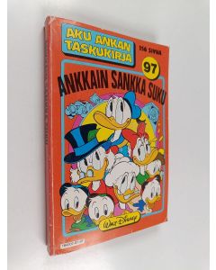 Kirjailijan Walt Disney käytetty kirja Ankkain sankka suku