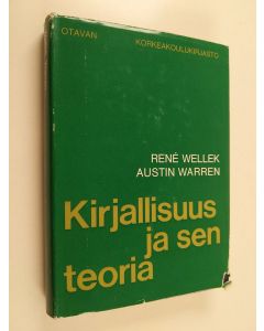 Kirjailijan Rene Wellek käytetty kirja Kirjallisuus ja sen teoria