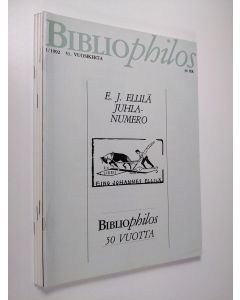 käytetty teos Bibliophilos vuosikerta 1992