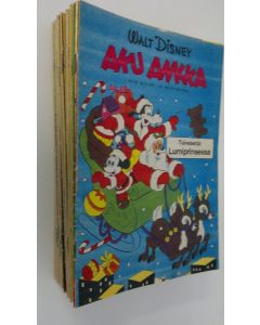 Kirjailijan Walt Disney käytetty teos Aku Ankka puolivuosikerta 1976 (puuttuvat numerot 2-3,5,7,10,14-17,20-25,27,29-32,36,42-43,46,48)