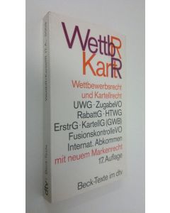 käytetty kirja Wettbewerbsrecht und Kartellrecht (ERINOMAINEN)