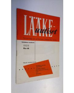 käytetty kirja Lääkeuutiset n:o 48/1959