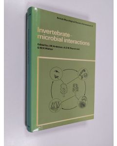 Kirjailijan J. M. Anderson käytetty kirja Invertebrate-microbial interactions : joint symposium of the British Mycological Society and the British Ecological Society held at the University of Exeter, September 1982
