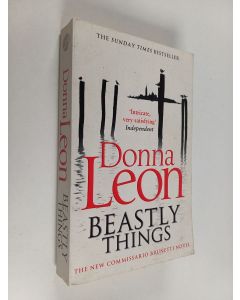 Kirjailijan Donna Leon käytetty kirja Beastly Things