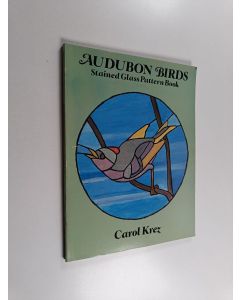 Kirjailijan Carol Krez käytetty kirja Audubon Birds Stained Glass Pattern Book