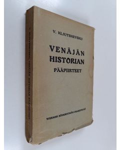 Kirjailijan V. Kljutshevskij käytetty kirja Venäjän historian pääpiirteet