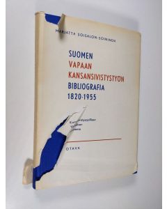 Kirjailijan Marjatta Soisalon-Soininen käytetty kirja Suomen vapaan kansansivistystyön bibliografia : 1820-1955