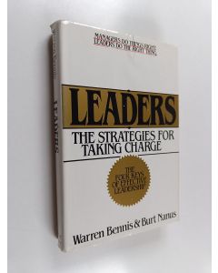 Kirjailijan Warren Bennis käytetty kirja Leaders : the strategies for taking charge