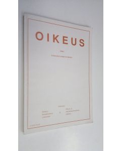 käytetty kirja Oikeus 3/1990 : Euroopan yhdentyminen