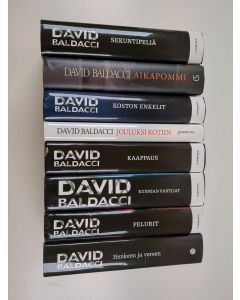 Kirjailijan David Baldacci käytetty kirja David Baldacci -setti (8 kirjaa): Koston enkelit ; Aikapommi ; Kaappaus ; Sekuntipeliä ; Henkeen ja vereen ; Kunnian vartijat ; Jouluksi kotiin ; Pelurit