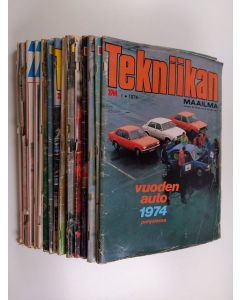 käytetty teos Tekniikan maailma vuosikerta 1974 (1-19, puuttuu nrot 7, 12, 14, 16 ja 20)
