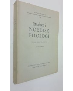 Kirjailijan Lars Hulden käytetty kirja Studier i nordisk filologi Bd 48 : Verbböjningen i Österbottens svenska folkmål 2