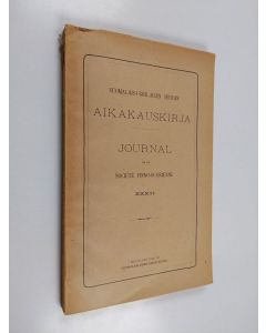 käytetty kirja Suomalais-ugrilaisen seuran aikakauskirja 32