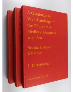 Kirjailijan Sören Kaspersen käytetty kirja A catalogue of wall-paintings in the churches of Medieval Denmark 1100-1600 part 1-3