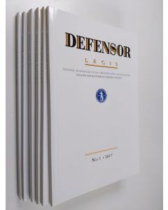 käytetty kirja Defensor legis - vuosikerta 2017 (N:o 1-6)