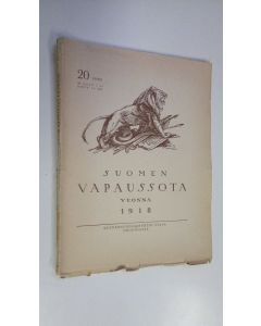 käytetty kirja Suomen vapaussota vuonna 1918 20. vihko