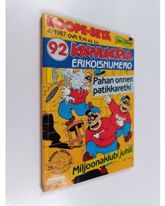 Kirjailijan Walt Disney käytetty kirja Roope-setä 4/1987