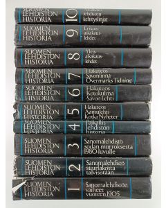 käytetty kirja Suomen lehdistön historia 1-10
