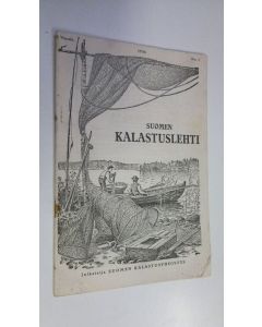 käytetty kirja Suomen kalastuslehti n:o 3/1936