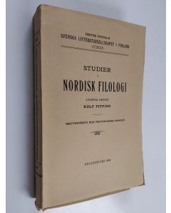 käytetty kirja Studier i nordisk filologi 31. och 32. banden