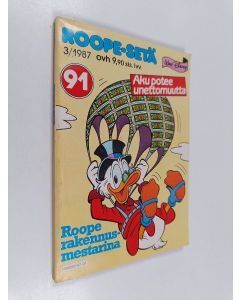 Kirjailijan Walt Disney käytetty kirja Roope-setä 3/1987