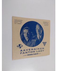 uusi teos Aavenainen Fantom Lady