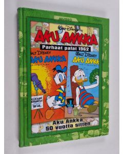 Kirjailijan Walt Disney käytetty kirja Aku Ankka parhaat palat 1962