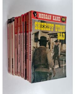 Kirjailijan Louis Masterson käytetty kirja Morgan Kane-setti: Sheriff utan nåd (nro 7); Duell till döds (nro 9); Storm över Sonora (nro 12); Dödsfällan (nro 14); Revansch i tombstone (nro 21); Desperadon (nro 53); Dödens byte (nro 58); Död eller levande (