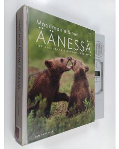 Kirjailijan Jan Pedersen käytetty kirja Maailman eläimet äänessä : 100 kiehtovaa eläinlajia äänineen