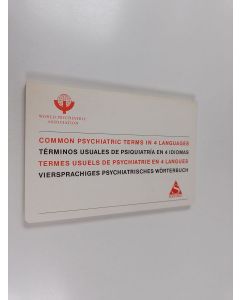 käytetty kirja Common psychiatric terms in 4 languages